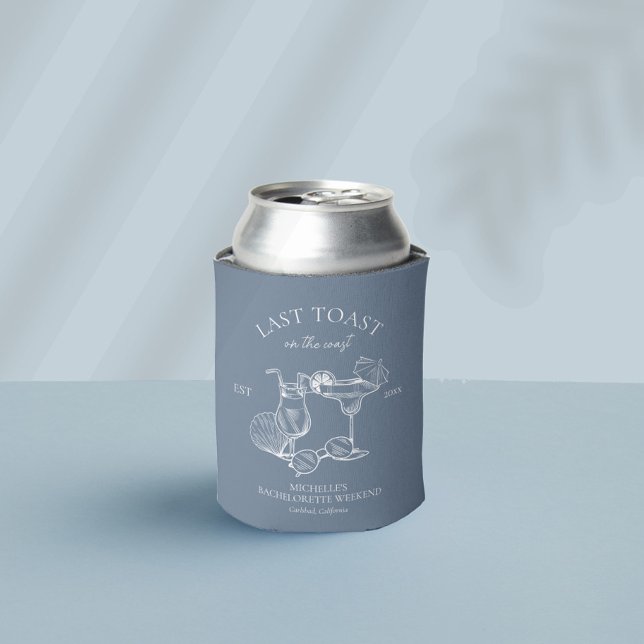 Last Toast On The Coast Bachelorette Party Can Cooler (Creator Uploaded)