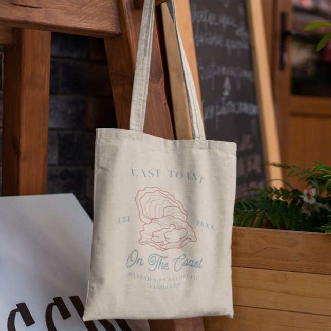 Last Toast on the Coast Bachelorette  Tote Bag (Creator Uploaded)
