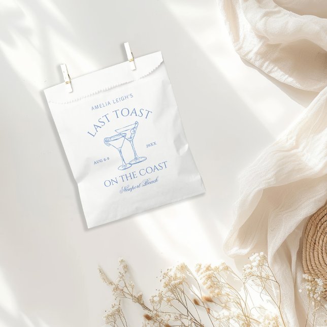 Last Toast on The Coast Bachelorette Weekend Favour Bags (Creator Uploaded)