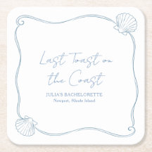 Last Toast on the Coast Beach Bachelorette Party