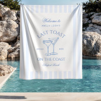 Last Toast on the Coast Beach Blue Bachelorette