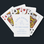 Last Toast On The Coast Beach Coastal Bachelorette Playing Cards<br><div class="desc">Introducing our "Last Toast On The Coast" Beach Coastal Bachelorette Playing Cards, the perfect entertainment for your seaside celebration! Featuring a charming coastal-inspired design, these playing cards add a touch of fun and sophistication to your bachelorette party. Whether you're playing poker, bridge, or any other card game, these cards are...</div>