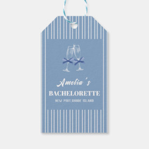 Last toast on the coast blue bachelorette welcome gift tags