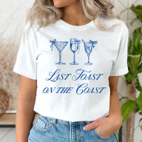 Last Toast on The Coast Elegant Hand Drawn Bows