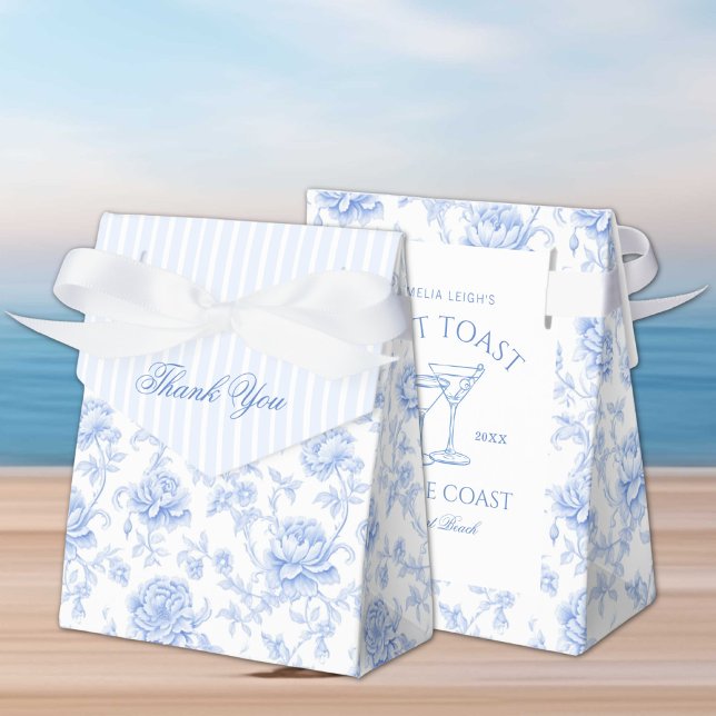 Last Toast on The Coast Floral Bachelorette Favour Box (Creator Uploaded)