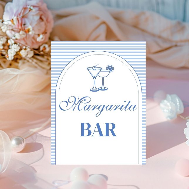 Last Toast On the Coast margarita bar bachelorette Pedestal Sign (Creator Uploaded)