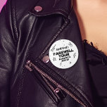 Last Tour Punk Rock Band Bachelorette Party 7.5 Cm Round Badge<br><div class="desc">Turn up the volume for the ultimate send-off! This edgy punk rock collection has everything you need for the bride’s “Farewell Tour” weekend—grunge-style invitations,  wild party games,  bold signage,  and extras that scream rock ‘n’ roll. Perfect for leather jackets,  fishnets,  and one last mosh before the ring. #zazzlemade</div>