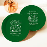 Last Trail Before The Veil Bachelorette Party Paper Plate<br><div class="desc">This Last Trail Before The Veil Bachelorette Party Paper Plates features a hand drawn layout with hand drawn illustrations along with handwritten font! You have freedom to create something uniquely yours! Easily edit wording and colours to match your style! Text and background colours are fully editable >>>click the "Edit Using...</div>