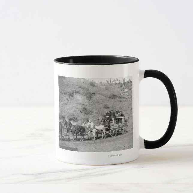 Last Trip of the "Deadwood Coach" Photograph Mug (Right)
