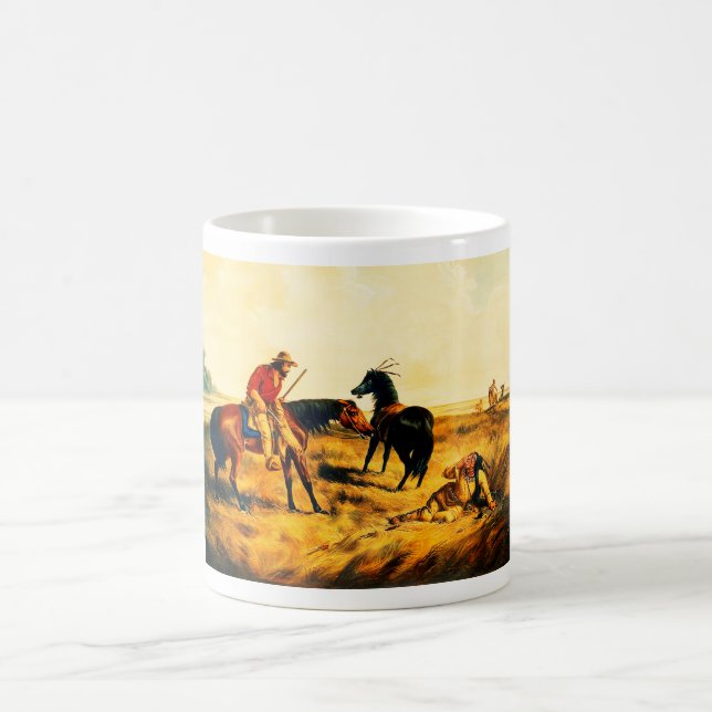 Last war whoop, native American Coffee Mug (Center)