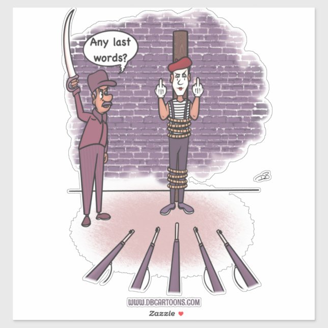 Last Words Custom Cut Sticker (Sheet)