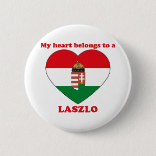 Laszlo 6 Cm Round Badge