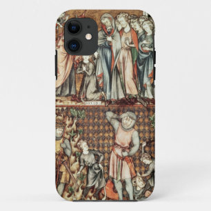 Lat 1023 f.7v David and Goliath with Saul by Le Be iPhone 11 Case
