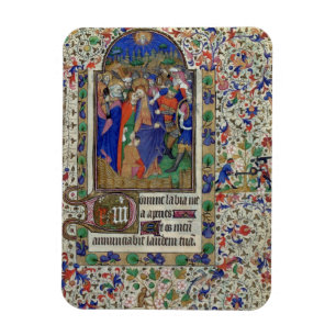 Lat 1156 f.133 The Kiss of Judas, from the Hours o Magnet