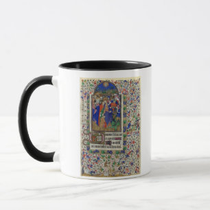Lat 1156 f.133 The Kiss of Judas, from the Hours o Mug