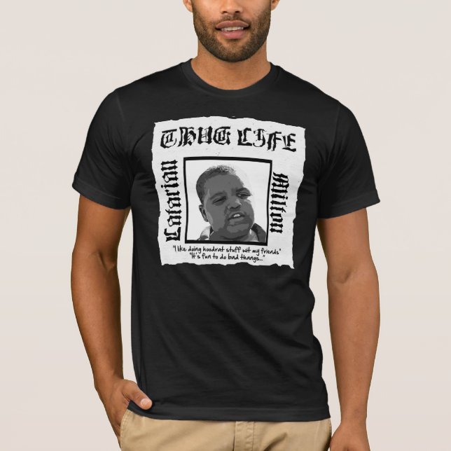 Latarian Milton "Thug Life" tShirt (Front)
