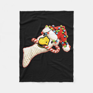 Latch Hook Faux Yarn Funny Goose Christmas Crochet Fleece Blanket