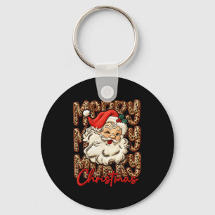 Latch Hook Yarn Crochet Coquette Merry Christmas L Key Ring