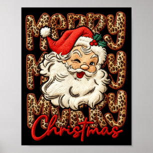 Latch Hook Yarn Crochet Coquette Merry Christmas L Poster
