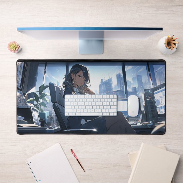 Late afternoon in my office desk mat (Office 1)