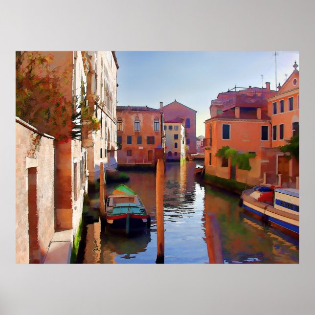 Late Afternoon in Venice Poster (Front)