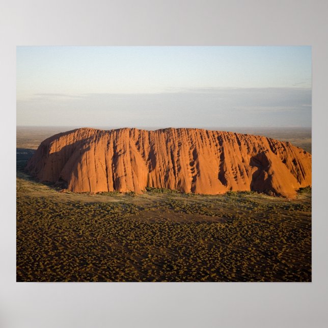 Late Afternoon Light on Uluru / Ayers Rock, Poster (Front)