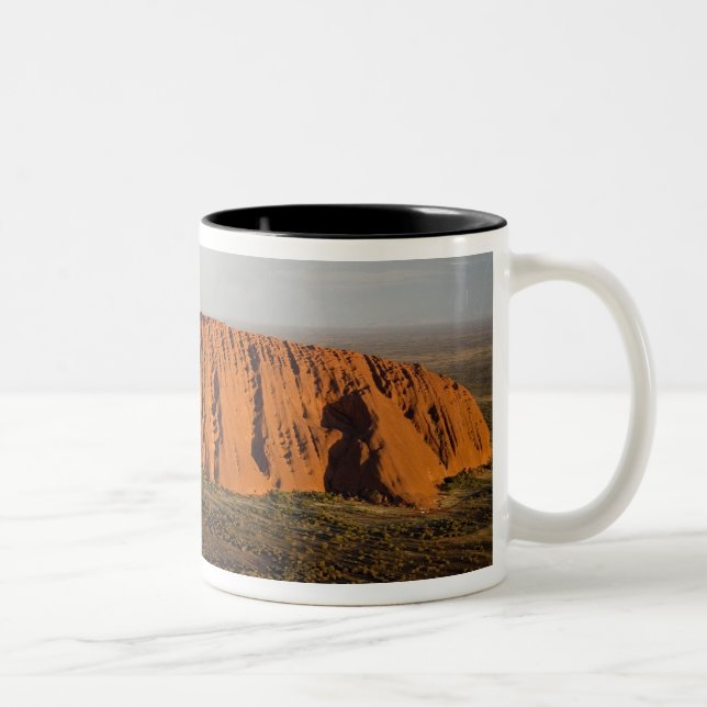 Late Afternoon Light on Uluru / Ayers Rock, Two-Tone Coffee Mug (Right)