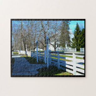 Late Afternoon Stroll in the Village Jigsaw Puzzle