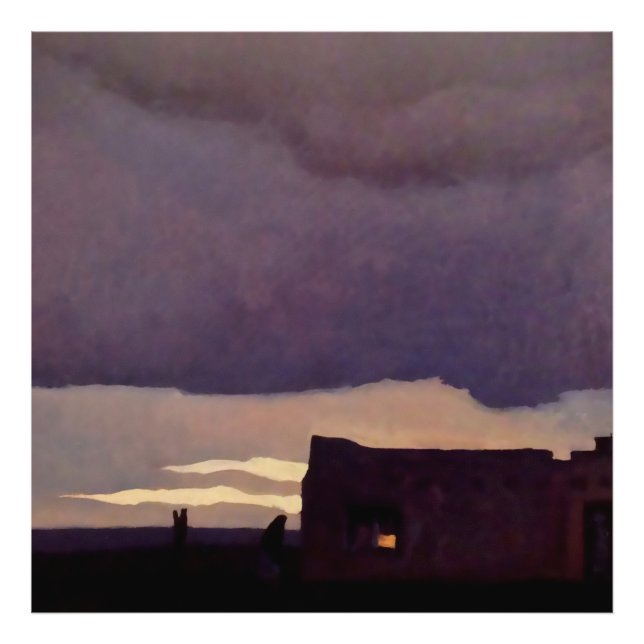 “Late Afternoon” Western Art by Maynard Dixon Photo Print (Front)