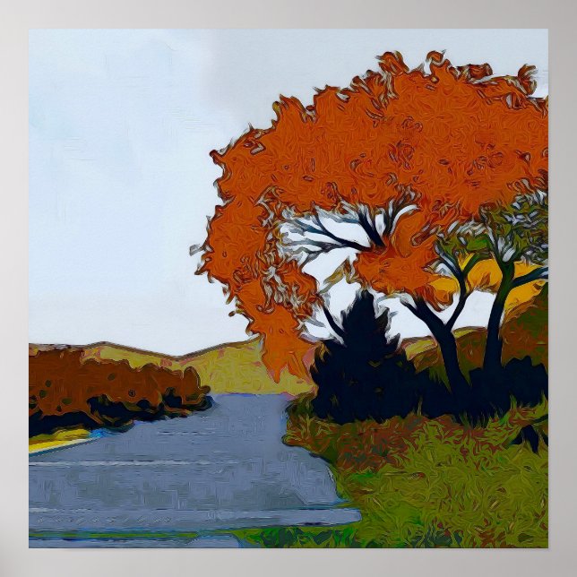 Late Autumn Impressions Poster (Front)
