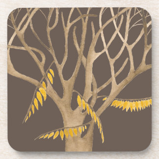 Late Autumn on a Coaster Set