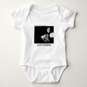 Late Bloomer Astronaut Funny Gifts & Collectibles Baby Bodysuit