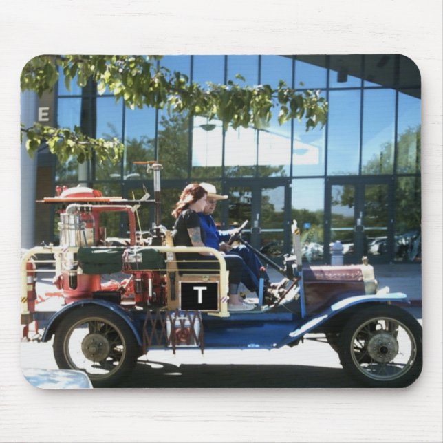 Late for church mouse mat (Front)