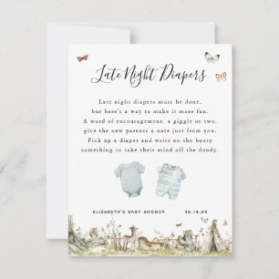 Late Night Diapers   Baby Shower Game