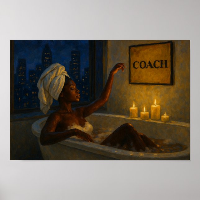 Late Night Luxury Relaxation Poster (Front)