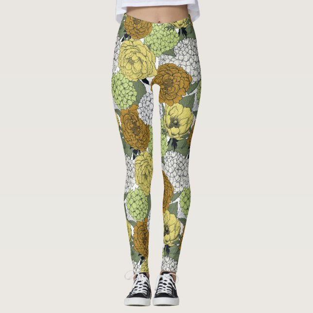 Late spring garden 2 leggings (Front)