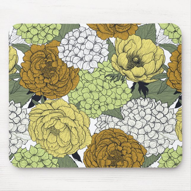 Late spring garden 2 mouse mat (Front)