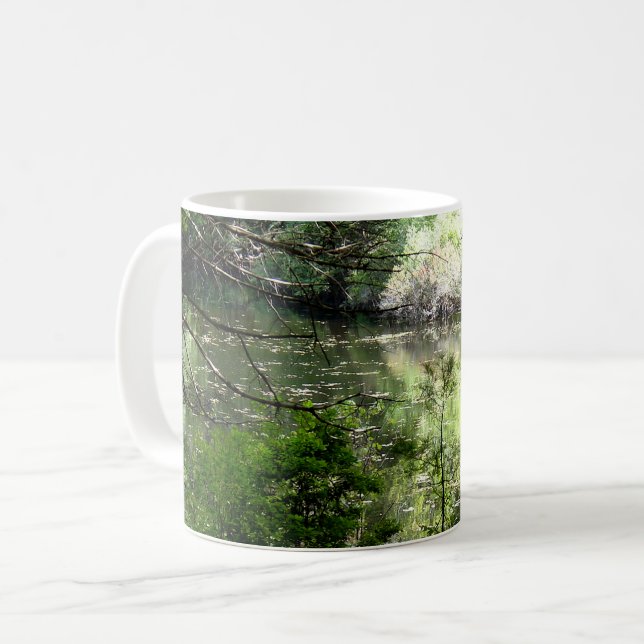 Late Summer at Walden Pond Coffee Mug (Front Left)