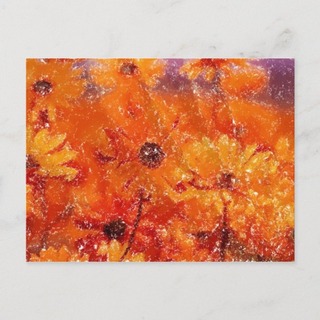 Late Summer Blaze Postcard (Front)