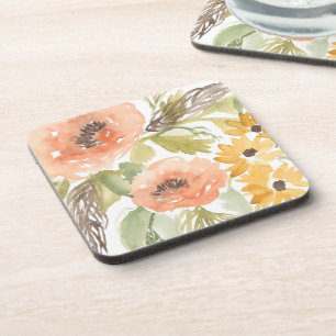 Late Summer Flowers I Coaster