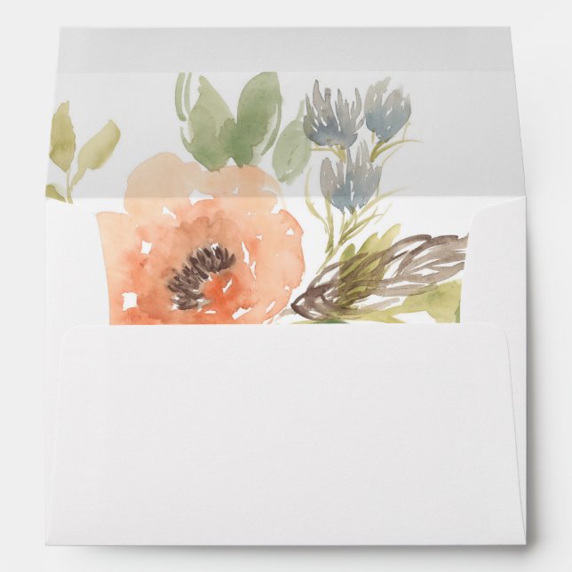 Late Summer Flowers I Envelope (Back (Bottom))