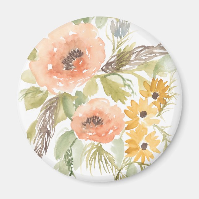 Late Summer Flowers I Magnet (Front)