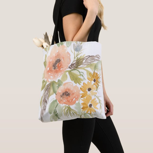 Late Summer Flowers I Tote Bag (Close Up)