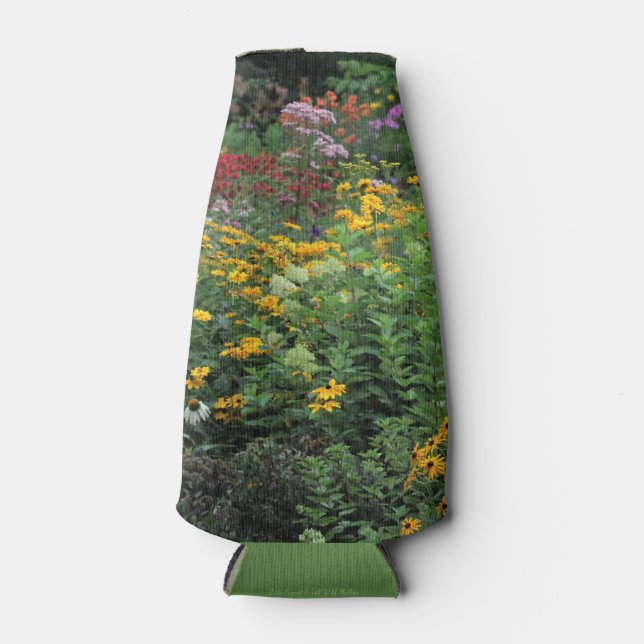 Late Summer Tall Wild Mullein! Bottle Cooler (Front)