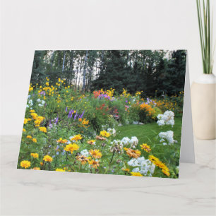 Late Summer Tent Garden Card