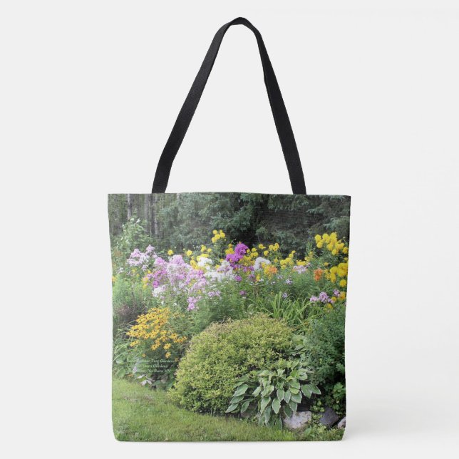 Late Summer Tent Gardens Tote Bag (Front)