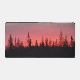 Late winter sunrise desk mat