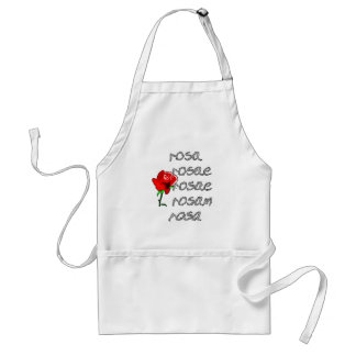 Latein Rose Deklination latin rose declension Standard Apron