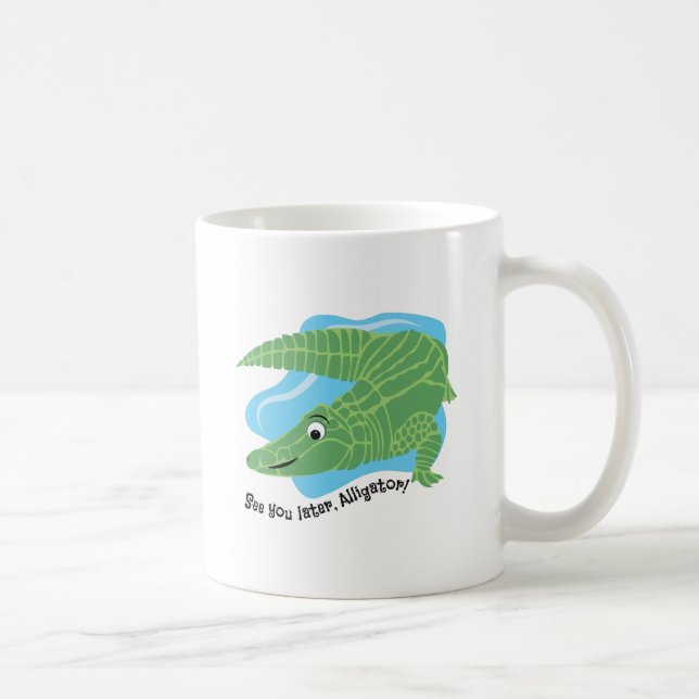 Later Alligator Coffee Mug (Right)