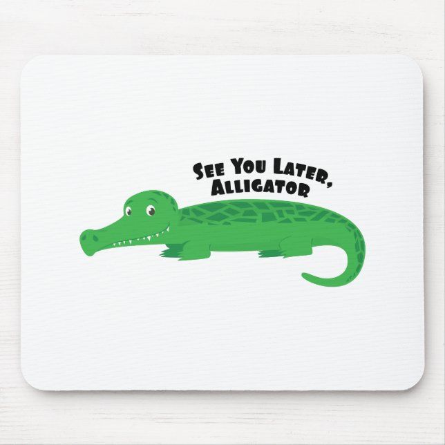 Later Alligator Mouse Mat (Front)